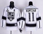 Jerseys Factory Cheap Kings #11 Anze Kopitar White Road 2012 Sta
