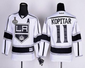 Jerseys Factory Cheap Kings #11 Anze Kopitar White Road 2012 Sta