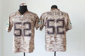 Jerseys Factory Cheap Nike Packers #52 Clay Matthews Camo USMC M