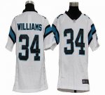 Jerseys Factory Cheap Nike Panthers #34 DeAngelo Williams White