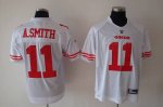 Jerseys Factory Cheap 49ers Alex Smith #11 Stitched White NFL Je