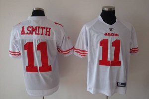 Jerseys Factory Cheap 49ers Alex Smith #11 Stitched White NFL Je