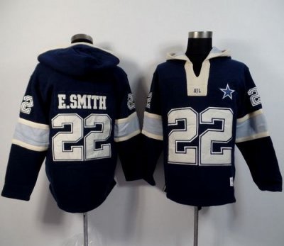 Jerseys Factory Cheap Dallas Cowboys #22 Emmitt Smith Navy Blue