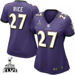 Jerseys Factory Cheap Nike Ravens #27 Ray Rice Purple Team Color