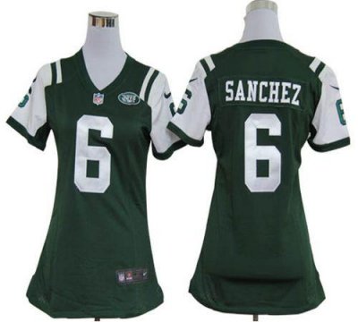 Jerseys Factory Cheap Nike Jets #6 Mark Sanchez Green Team Color