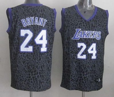 Jerseys Factory Cheap Lakers #24 Kobe Bryant Purple Crazy Light