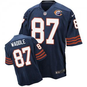 Jerseys Factory Cheap Nike Bears #87 Tom Waddle Navy Blue Throwb