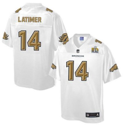 Jerseys Factory Cheap Nike Broncos #14 Cody Latimer White Men's