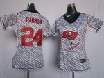 Jerseys Factory Cheap Nike Buccaneers #24 Mark Barron Zebra Wome