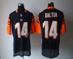 Jerseys Factory Cheap Nike Bengals #14 Andy Dalton Black Team Co