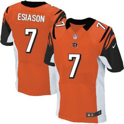 Jerseys Factory Cheap Nike Bengals #7 Boomer Esiason Orange Alte