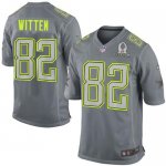 Jerseys Factory Cheap Nike Cowboys #82 Jason Witten Grey Pro Bow
