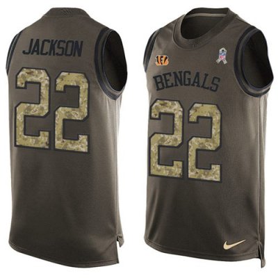 Jerseys Factory Cheap Nike Bengals #22 William Jackson Green Men