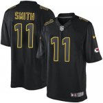 Jerseys Factory Cheap Nike Chiefs #11 Alex Smith Black Men's Sti