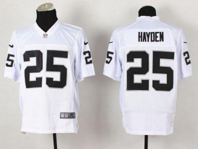 Jerseys Factory Cheap Nike Raiders #25 D.J. Hayden White Men's S
