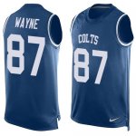 Jerseys Factory Cheap Nike Colts #87 Reggie Wayne Royal Blue Tea