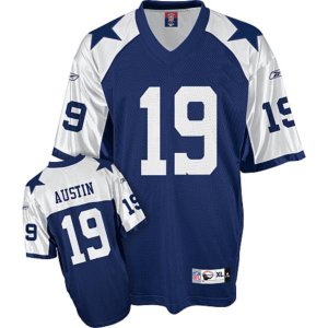 Jerseys Factory Cheap Cowboys #19 Miles Austin Blue Throwback Em