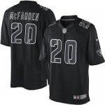 Jerseys Factory Cheap Nike Raiders #20 Darren McFadden Black Men