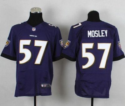 Jerseys Factory Cheap Nike Ravens #57 C.J. Mosley Purple Team Co