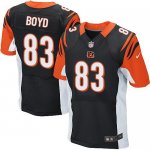 Jerseys Factory Cheap Nike Bengals #83 Tyler Boyd Black Team Col