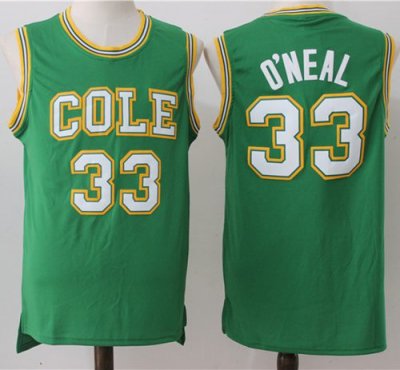 Jerseys Factory Cheap Lakers #33 Shaquille O'Neal Green Robert G