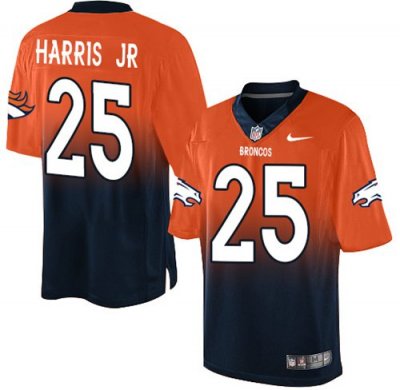 Jerseys Factory Cheap Nike Broncos #25 Chris Harris Jr Orange/Na