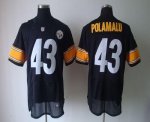 Jerseys Factory Cheap Nike Steelers #43 Troy Polamalu Black Team