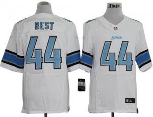 Jerseys Factory Cheap Nike Lions #44 Jahvid Best White Men's Emb