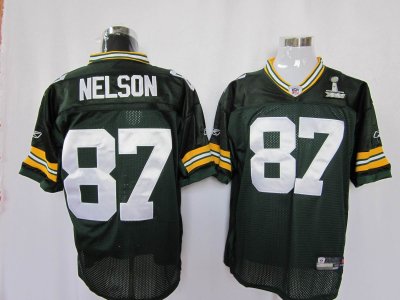 Jerseys Factory Cheap Packers #87 Jordy Nelson Green Super Bowl