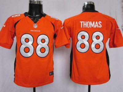 Jerseys Factory Cheap Nike Broncos #88 Demaryius Thomas Orange T