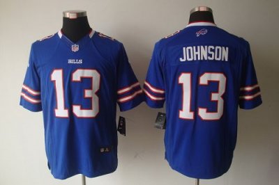Jerseys Factory Cheap Nike Bills #13 Steve Johnson Royal Blue Te