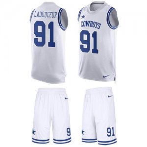 Jerseys Factory Cheap Nike Cowboys #91 L. P. Ladouceur White Men
