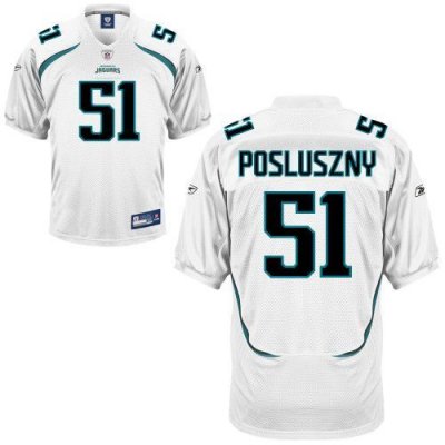 Jerseys Factory Cheap Jaguars #51 Paul Posluszny White Stitched