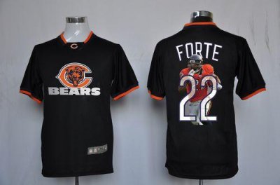 Jerseys Factory Cheap Nike Bears #22 Matt Forte Black Men's NFL