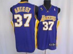 Jerseys Factory Cheap Lakers #37 Ron Artest Embroidered Purple C