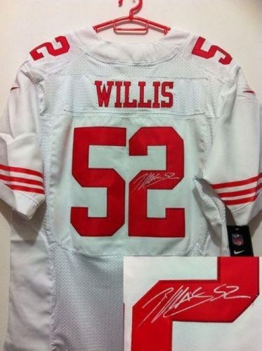 Jerseys Factory Cheap Nike 49ers #52 Patrick Willis White Men's