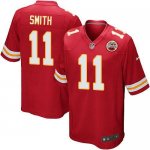 Jerseys Factory Cheap Nike Chiefs #11 Alex Smith Red Team Color