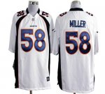 Jerseys Factory Cheap Nike Broncos #58 Von Miller White Men's St