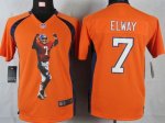 Jerseys Factory Cheap Nike Broncos #7 John Elway Orange Team Col