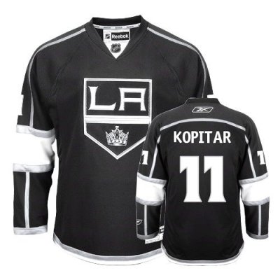 Jerseys Factory Cheap Kings #11 Anze Kopitar Black Home Embroide