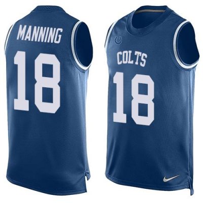 Jerseys Factory Cheap Nike Colts #18 Peyton Manning Royal Blue T