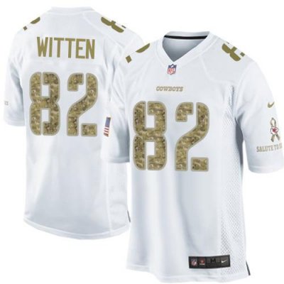 Jerseys Factory Cheap Nike Cowboys #82 Jason Witten White Men's