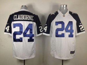 Jerseys Factory Cheap Nike Cowboys #24 Morris Claiborne White Th