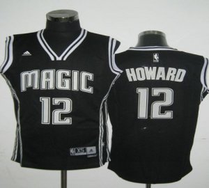Jerseys Factory Cheap Magic #12 Dwight Howard Black Shadow Stitc
