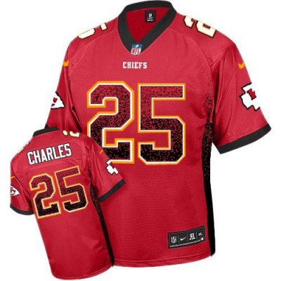 Jerseys Factory Cheap Nike Chiefs #25 Jamaal Charles Red Team Co