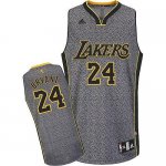 Jerseys Factory Cheap Lakers #24 Kobe Bryant Grey Static Fashion