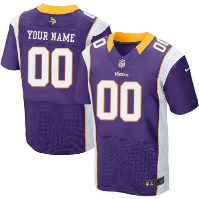 Jerseys Factory Cheap Nike Minnesota Vikings Customized Purple E