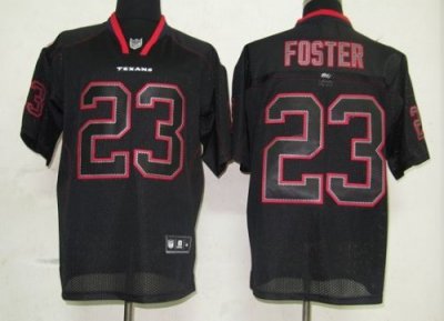 Jerseys Factory Cheap Texans #23 Arian Foster Lights Out Black S