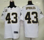 Jerseys Factory Cheap Nike Saints #43 Darren Sproles White With