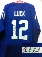 Jerseys Factory Cheap Nike Colts #12 Andrew Luck Royal Blue Team